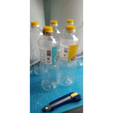 Botol Plastik bekas 1 liter Transparan
