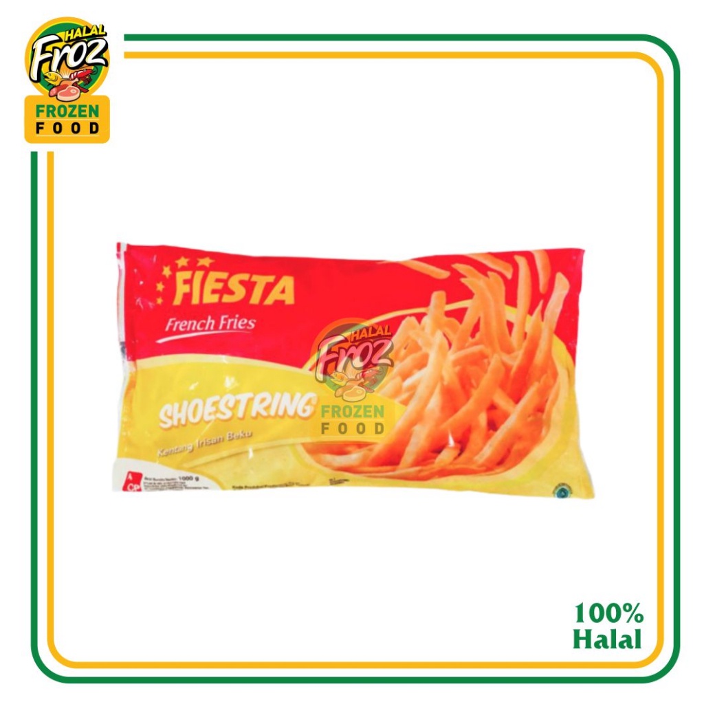 

Kentang Goreng French Fries Fiesta Shoestring 1 Kg HFPRS