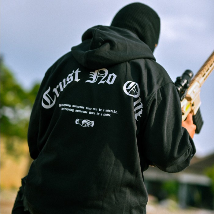 BRVE x Dcobra Reborn Cool Black Hoodie Fury Collection Authentic
