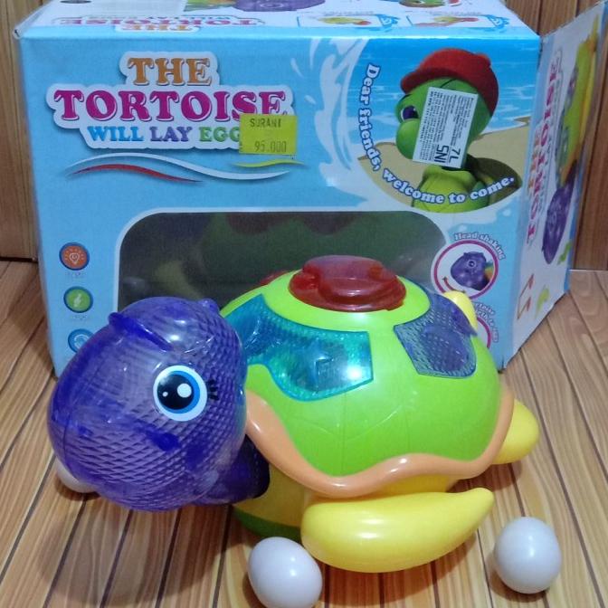 mainan kura kura bertelur berjalan