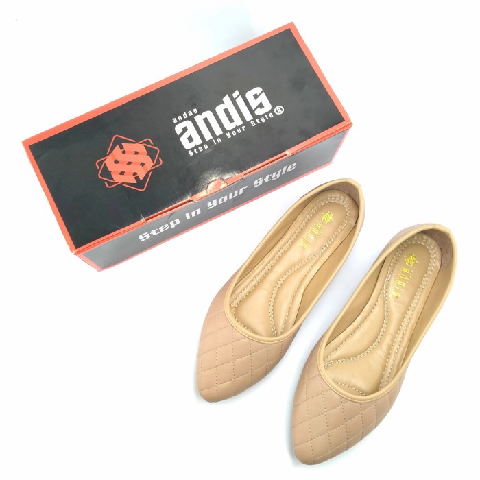 SALE Sepatu Flatshoes Wanita Polos Flat Shoes Andis AN05