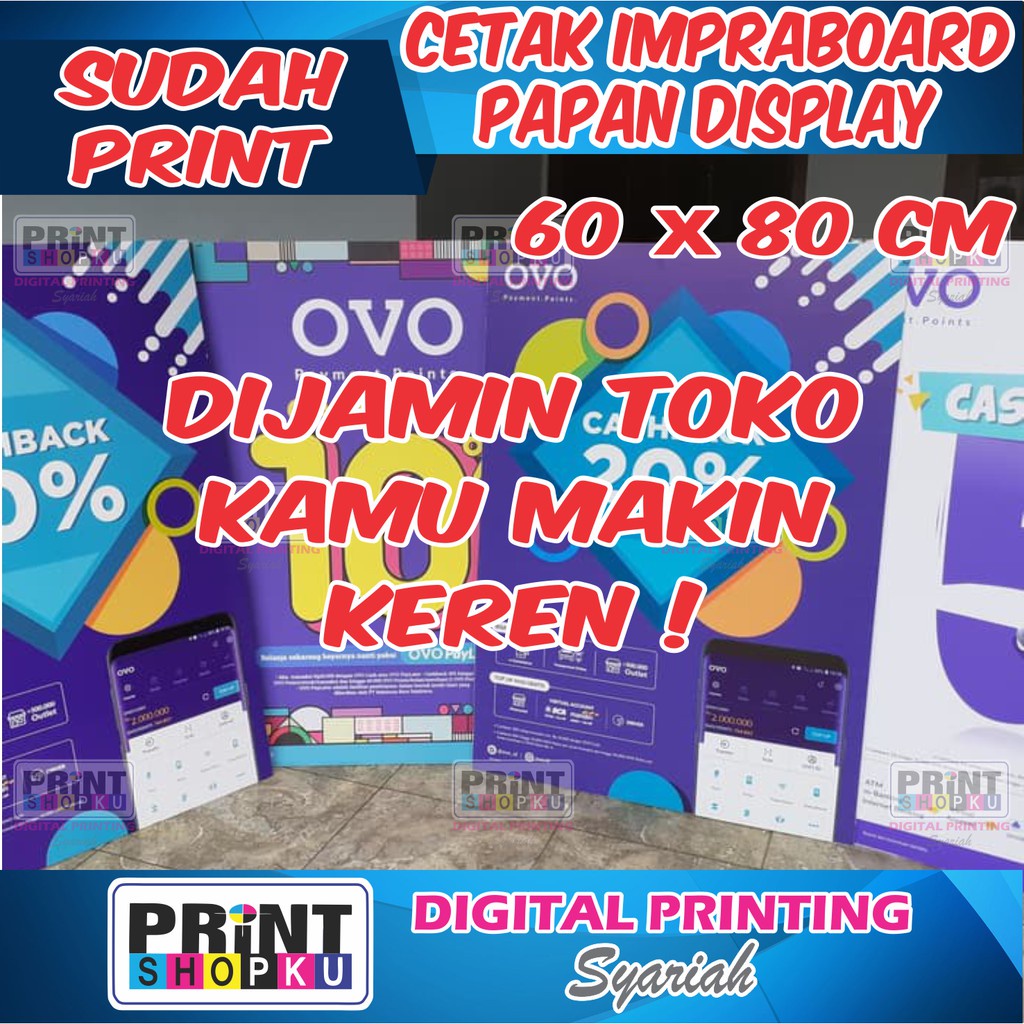 

CETAK IMPRABOARD TRI IMPRABOARD CUSTOM PRINT IMPRABOARD 5MM PAPAN DISPLAY PAPAN PAMERAN STIKER