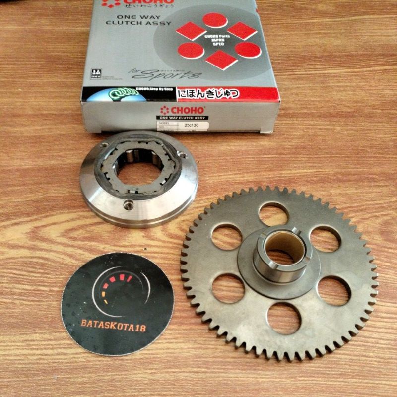 one way stater plus gigi besar zx130 zx 130 komplit choho