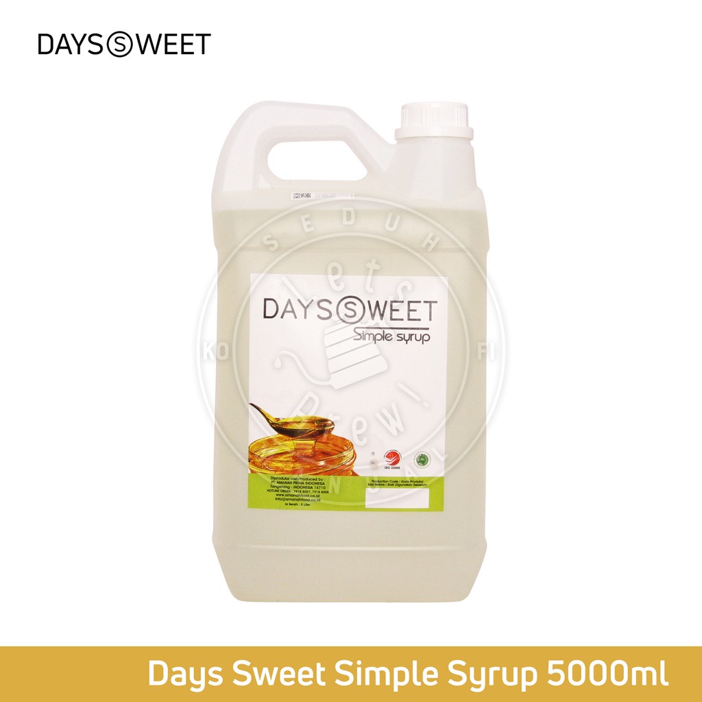 

Days Sweet Gula Cair 5000Ml /5Liter