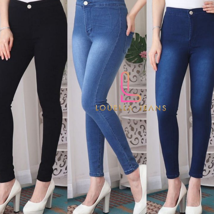 ➵➭✬ CELANA JEANS PREMIUM HIGHWAIST POLOS / 7G - 7C-G / HIGHWAIST JEANS / SKINNY JEANS /  UK 27-34