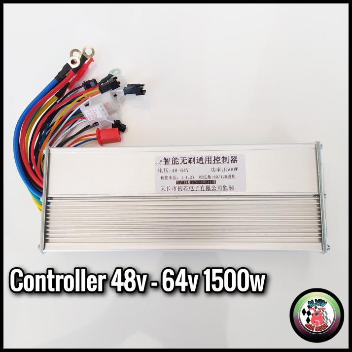 controller sepeda listrik 48v 60v 64v 1500w kontroler universal molis