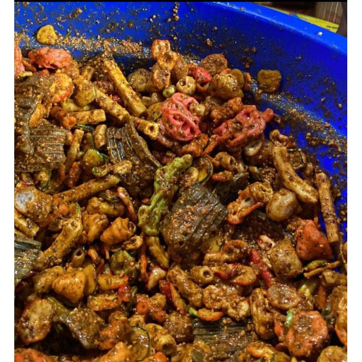 

Seblak bumbu kacang campur kemasan 250gr