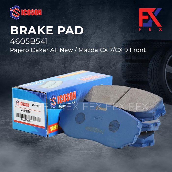 Icoson Brake Pad (Kampas Rem) Depan Pajero Dakar New / Mazda Cx7/Cx9 Kode My 079