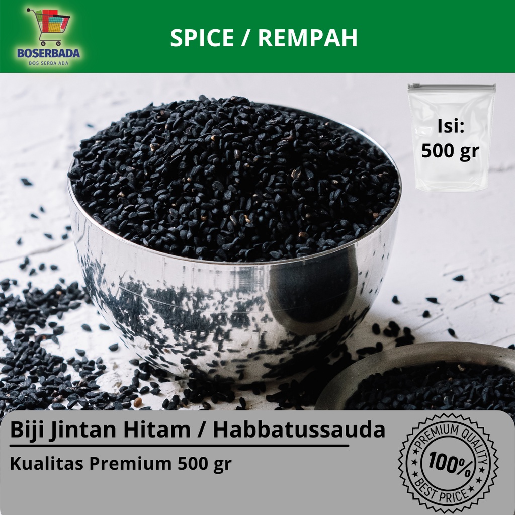 

Biji Jintan Hitam / Habbatussauda 500 Gr I