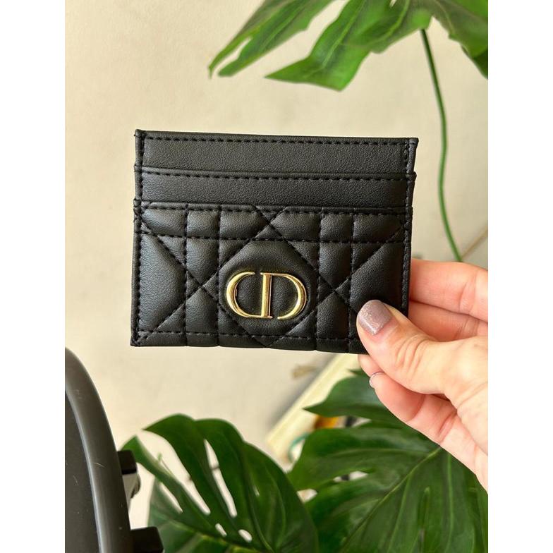 Dior Card Holder Dompet Kartu Wanita Import Premium Quality Free Box