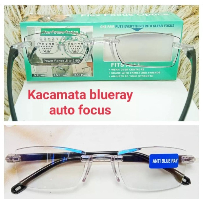 Terlaris Kacamata Baca Ajaib Otomatis Plus Auto Fokus