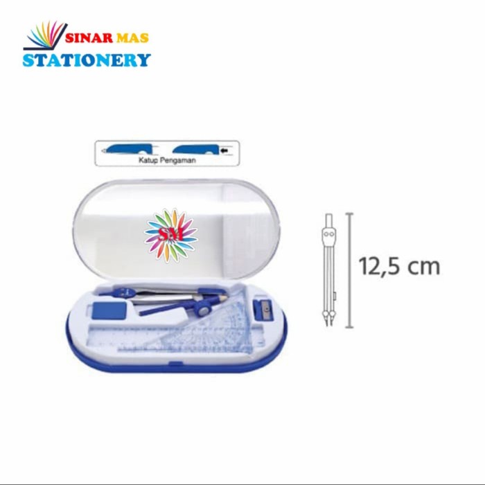 

Bestseller Jangka Compas Set C -708 Kenko Jangka + Garisan Set Sekolah