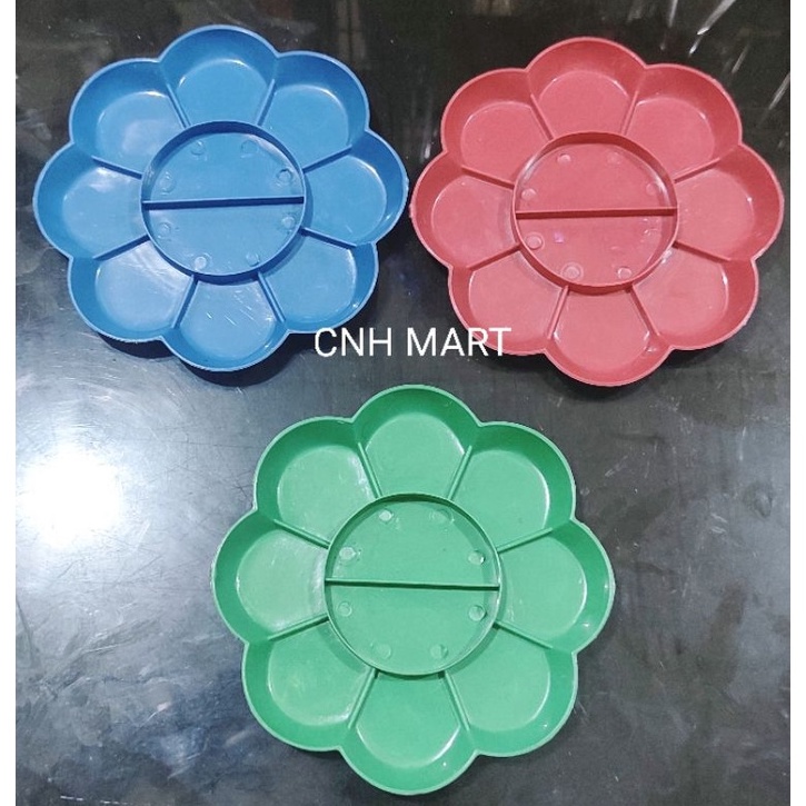 

Termurah Piring Cat air / Palet Cat Air / Piring Cat Air Bentuk Bunga/Harga 12 PCS