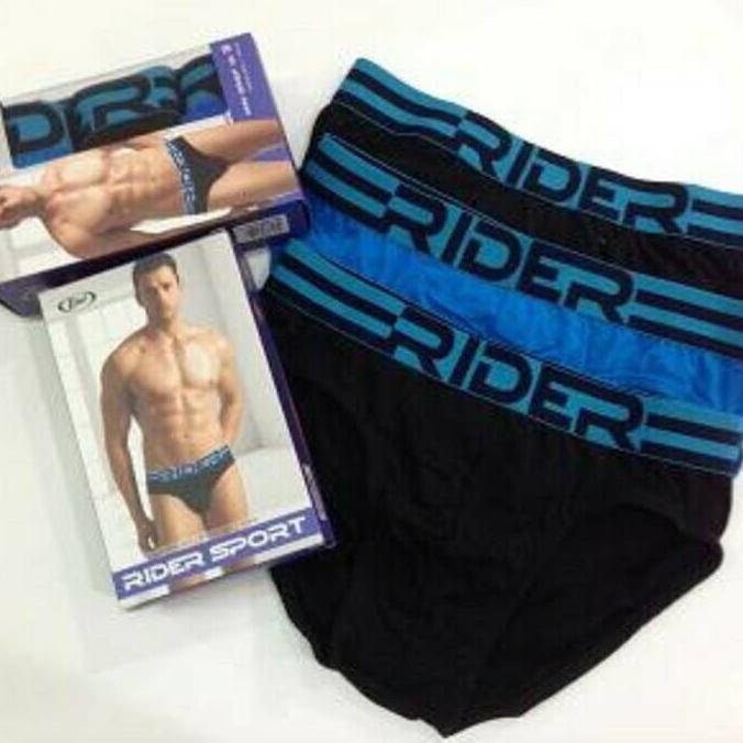 [1Box=3Pcs] RIDER SPORT Celana Dalam / CD (R762B)