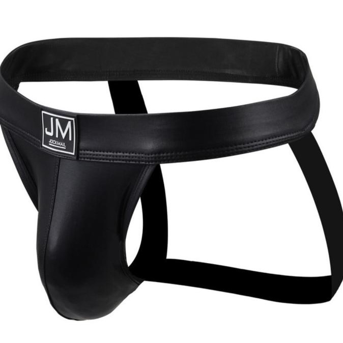 Jockstrap Semi - Leather Like (Faux Leather) - JOCKMAIL - Celana Dalam