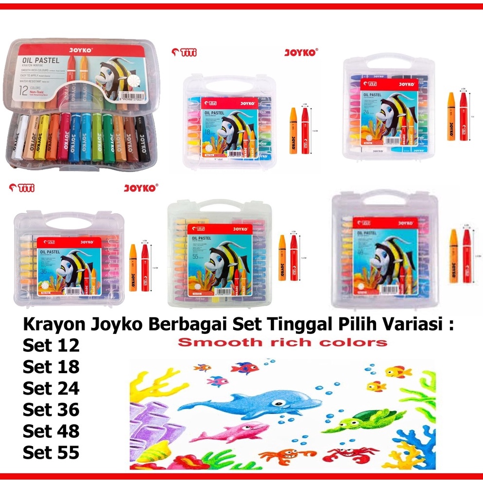 

Termurah CRAYON / KRAYON ANAK /JOYKO SET / KRAYON MEWARNAI KRAYON 12 SET/KRAYON 18 SET/KRAYON 24 SET/KRAYON 36 SET/KRAYON 48/KRAYON 55/KRAYON JOYKO