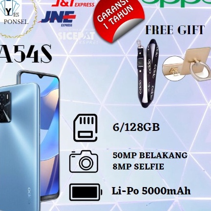 ➦✫✢ PROMO HP OPPO A54S RAM 6/128G FULLSET GARANSI 1 TAHUN Diskon Promo