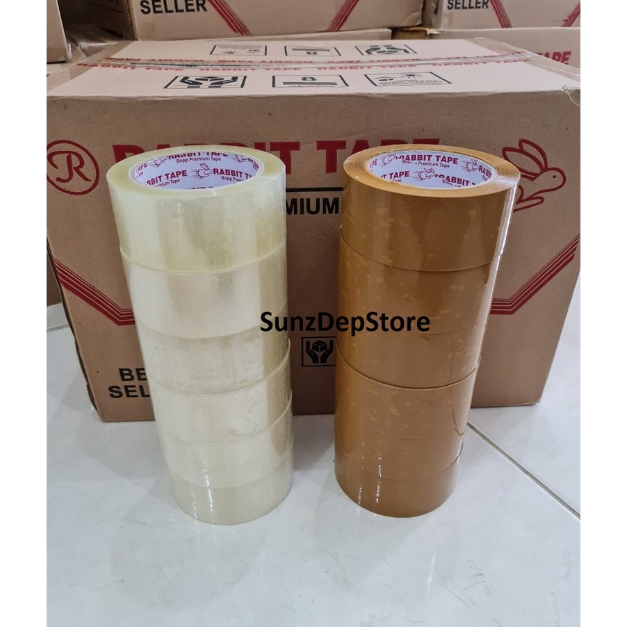 

(PZ❦/I☞> LAKBAN 2 INCH x 100 YARD / LAKBAN 45mm 100YARD 2INCH / KUALITAS LAKBAN DAIMARU 1 SLOT 6 ROLL/ top.produk.!