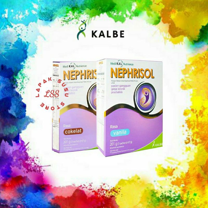 

YLZG4121 NEPHRISOL COKLAT / VANILA 201gr new formula