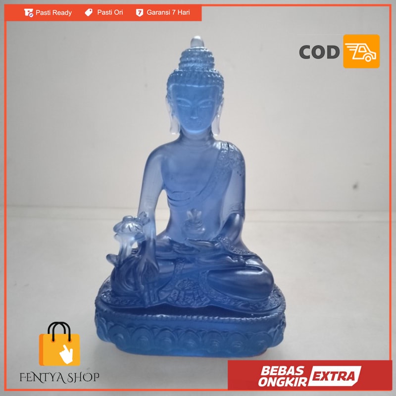 Patung Buddha Obat Yo Se Hut Medicine Buddha Bhaisajya Guru size L