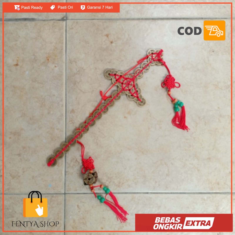 pedang koin ukuran besar pedang tujuh bintang feng shui