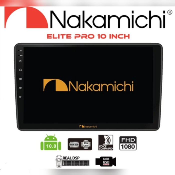 Bestseller Head Unit Android 9 Inch Nakamichi Elite Pro Ram 6 Gb + 128 Gb