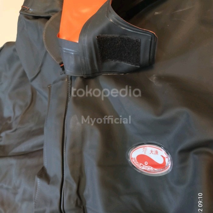 jas hujan cap paus premium / jas hujan nelayan pelaut jas hujan tebal