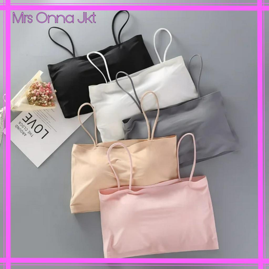Kemben Seamless Berkualitas Anti Slip Bagus Tanpa Kawat Pakaian Dalam Import P5K1 Nyaman Korean Styl