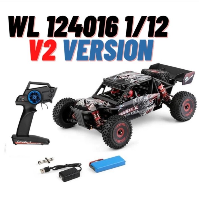 Wltoys XK 124016 Offroad Brushless XK 124017 Buggy ESC 60A Rc Car Asli