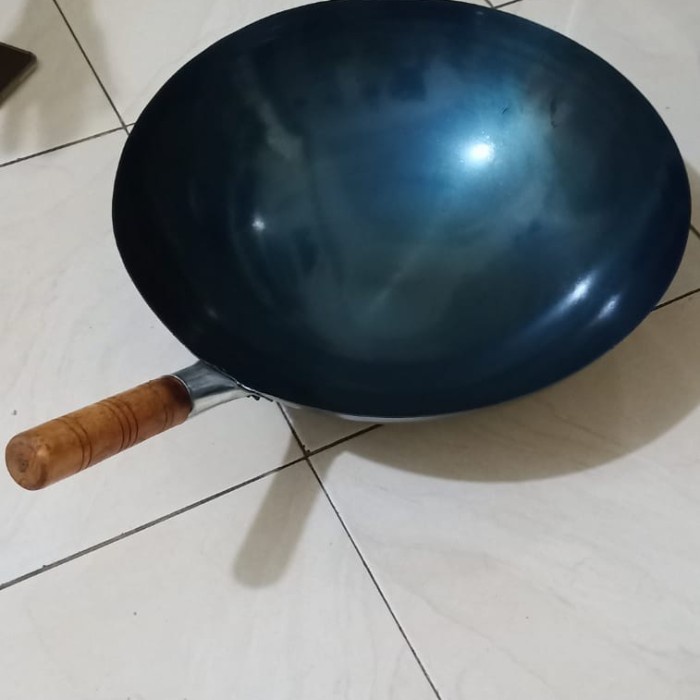 

Wajan Nasi Goreng Seasoning Siap Pakai Ukuran 34Cm