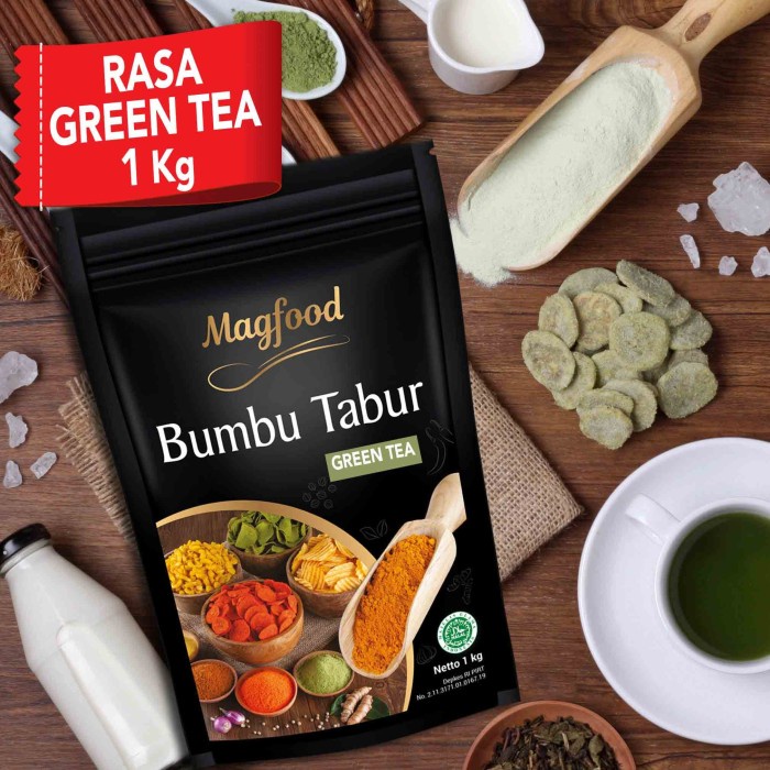 

Magfood Bumbu Tabur Green Tea 1 Kg