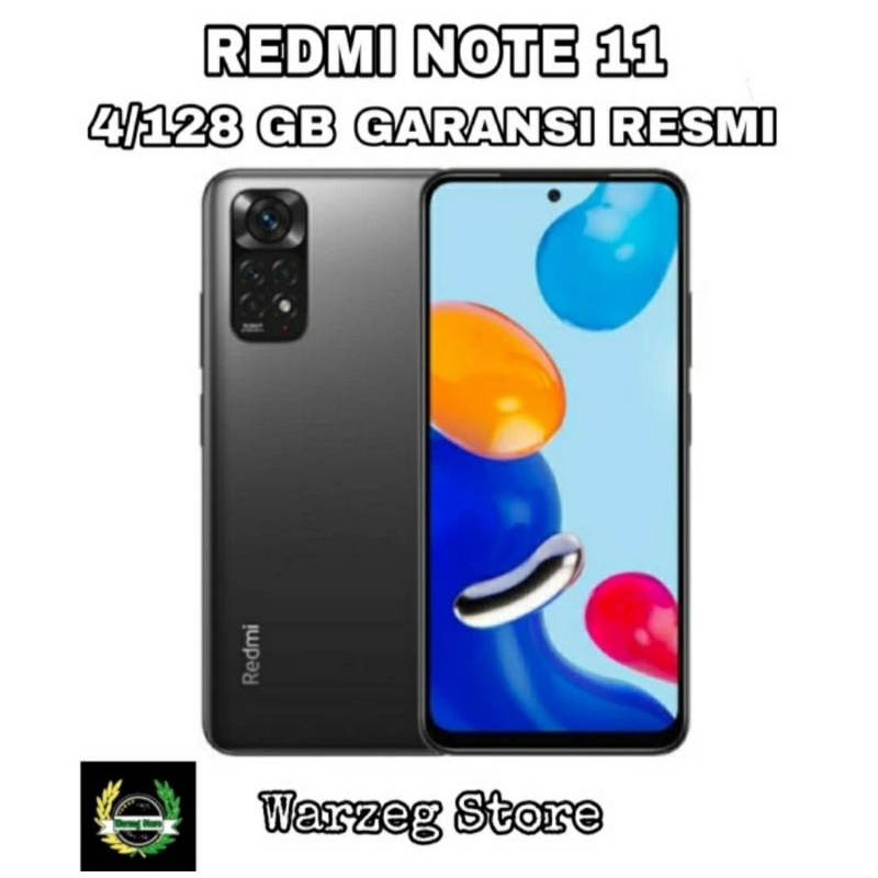 HP XIAOMI REDMI NOTE 11 NFC 4/128 GB - XIOMI MI NOT 11 RAM 4GB ROM 128GB RESMI
