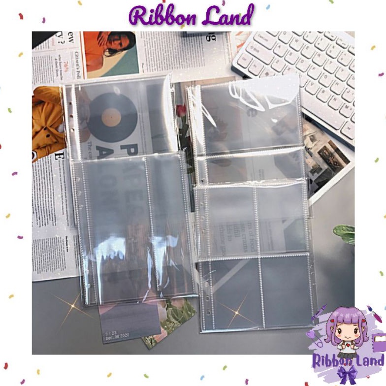 

(NQI ㊖㊛) Sleeve A5 (10 lembar) 6-Ring Double Side 2 Sisi Binder Diary Notebook - super.kerren..!