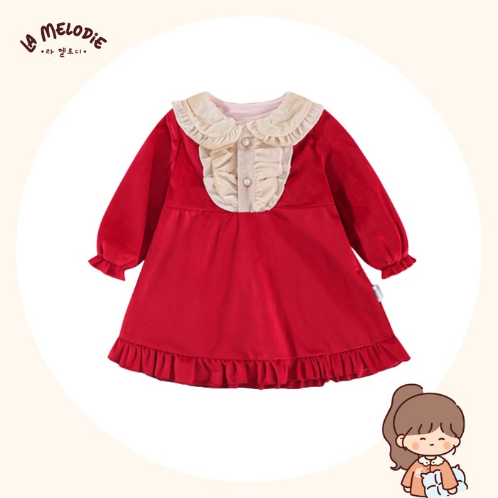 La Melodie Toddler Dress Miss Juliette [B41] Premium Dress