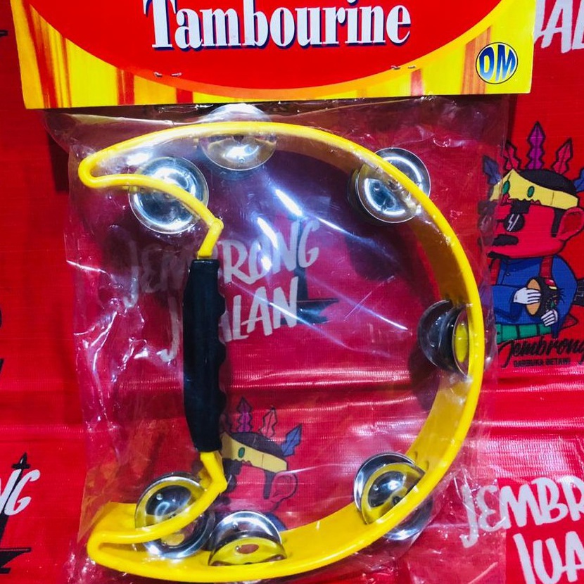 Bestseller TERMURAH KECREK TAMBORINE SINGLE MARKIS MARAWIS HADROH REBANA PERKUSI KICRIK TAMBORIN ICI