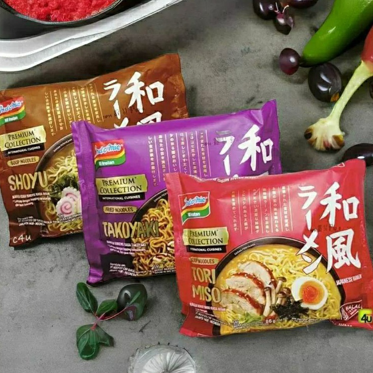 

NEW PROMO ❤ indomie ramen tori miso shoyu takoyaki