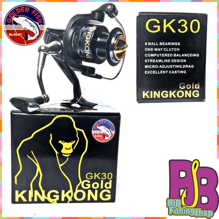 Terlaris Reel Pancing Golden Fish Kingkong Gk30 Gk40 Gk 30 Gk 40