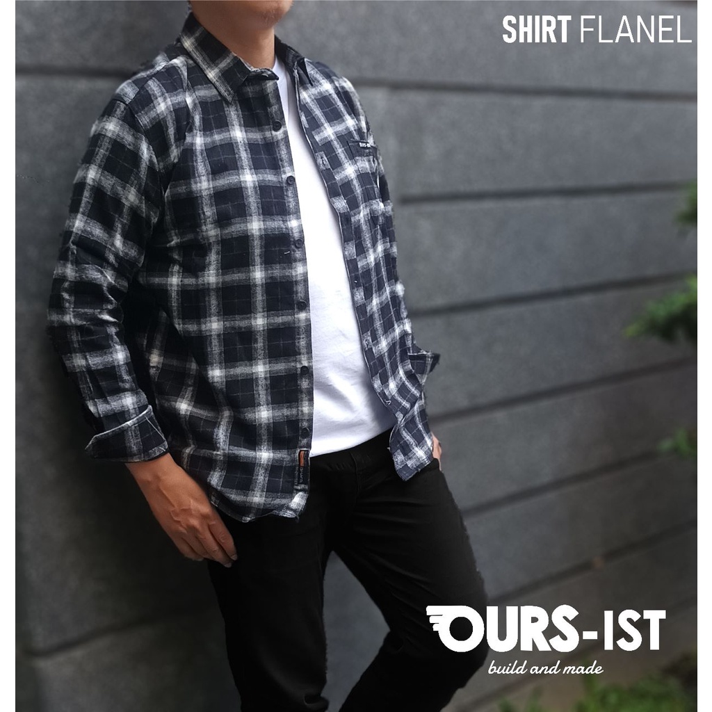 Kemeja Flanel Original Ours-ist