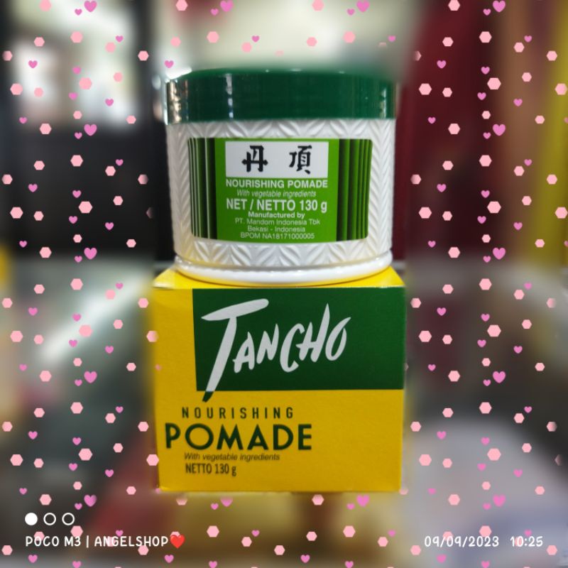 Tancho Nourishing Pomade 130 G / Minyak Rambut Pomade Jadul Tancho Hijau
