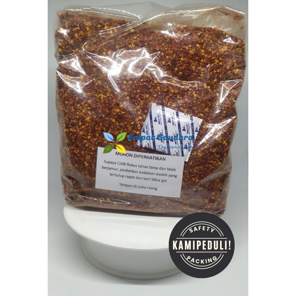 

(Chilli Flakes) Cabe Serpihan Sangat Pedas Kemasan 1 Kg
