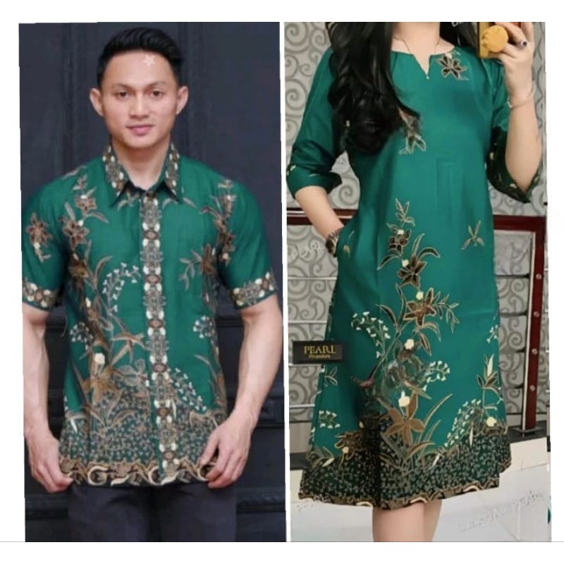 dress batik coupel baju kerja atasan seragam kerja  wanita