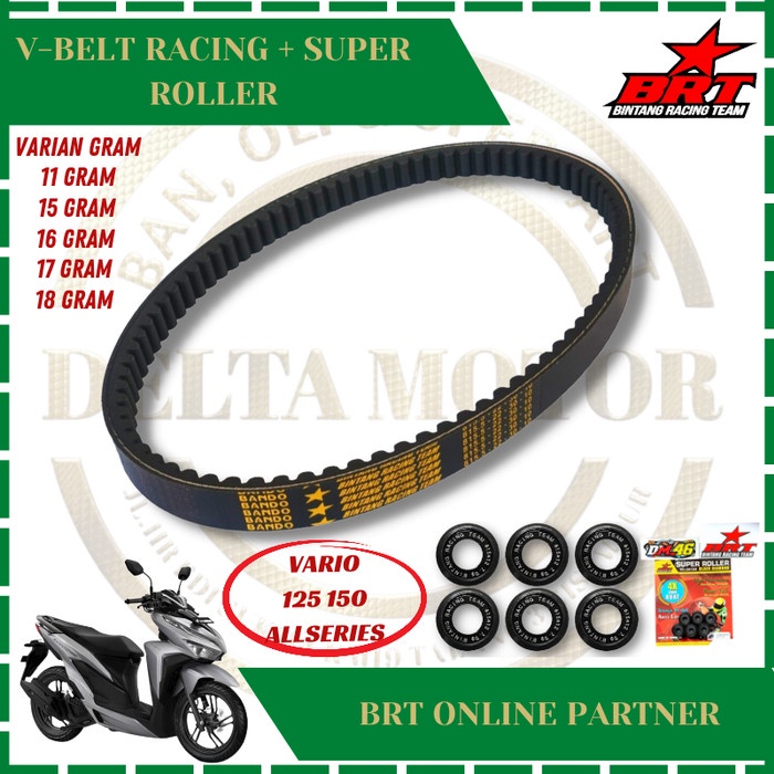 Van Belt V Belt Set Roller BRT Vario 125 Vario 150 All Series