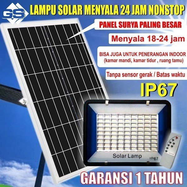 Bestseller Lampu Sorot / Lampu Led Tenaga Surya / Solar Panel / Lampu 60 Watt
