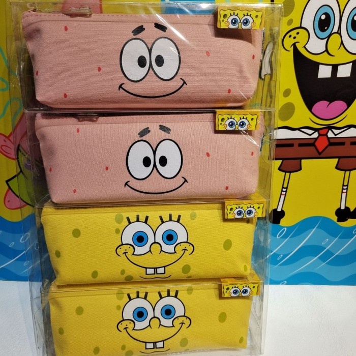 

KOTAK PENSIL PENCIL CASE TEMPAT ANAK SPONGEBOB PATRICK KIDS CHILDREN