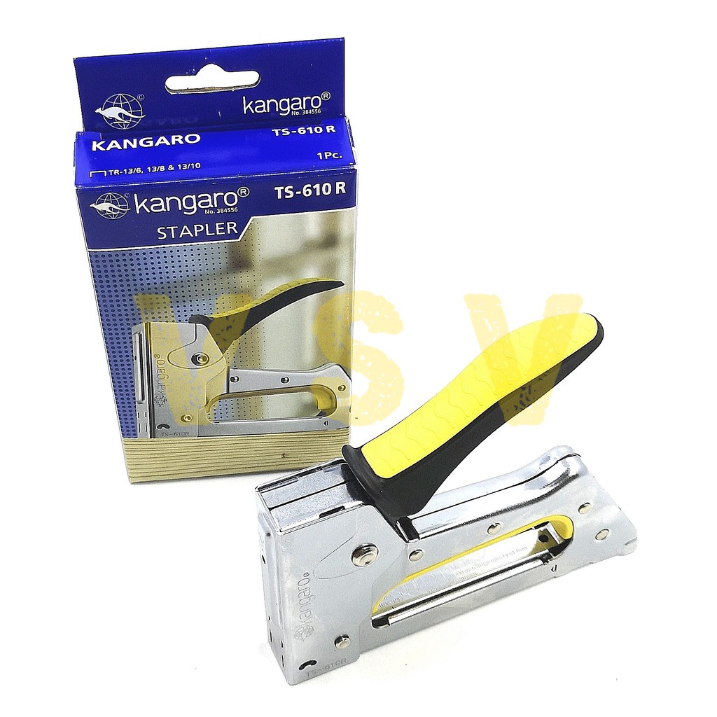 

Kangaro Stapler Ts-610R + Isi Staples Combo/ Gun Taer / Staples Jok / Staples Ts 610 R