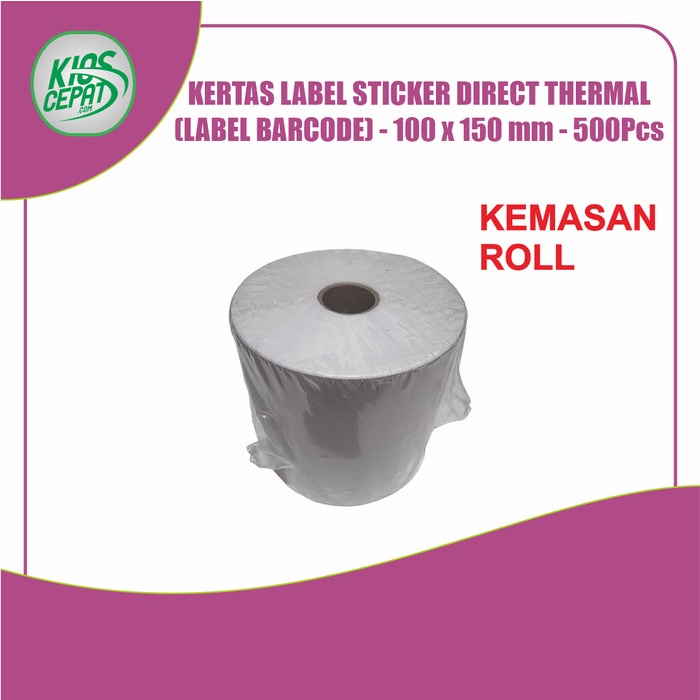 

Bestseller Label Sticker Barcode Direct Thermal 100X150Mm (A6) - Roll 500Pcs