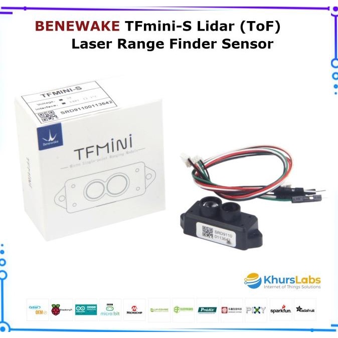 Benewake TFmini S LiDAR (ToF) Laser Range Sensor TF mini S