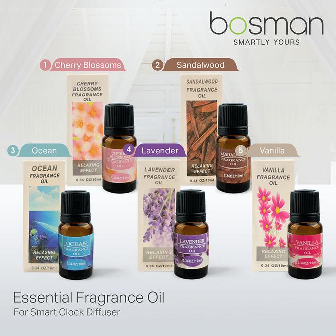 Bosman Smart Clock Diffuser - Aroma Terapi | Wifi | Smart Home Original