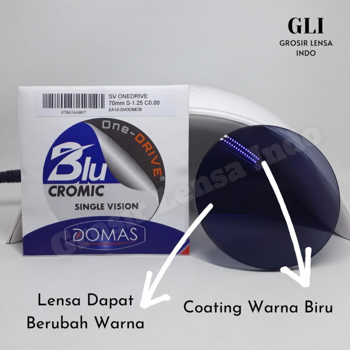 Lensa Kacamata SV ONE DRIVE BLUERAY + PHOTOCROMIC by DOMAS