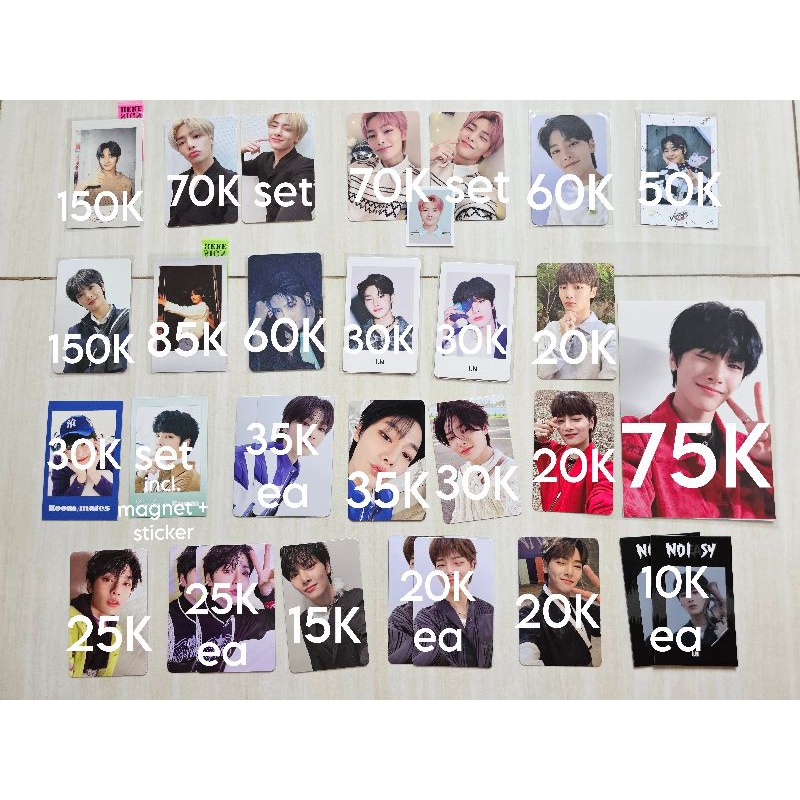 Photocards I.N - photo dvd, pob beyond, lenti beyond, green project set, pob appmus noeasy, fankit